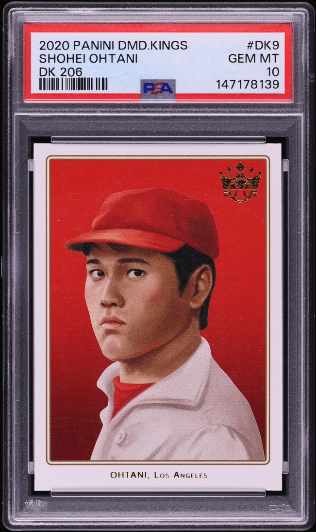 2020 Panini Diamond Kings DK 206 Shohei Ohtani #DK9 PSA 10 GEM MINT