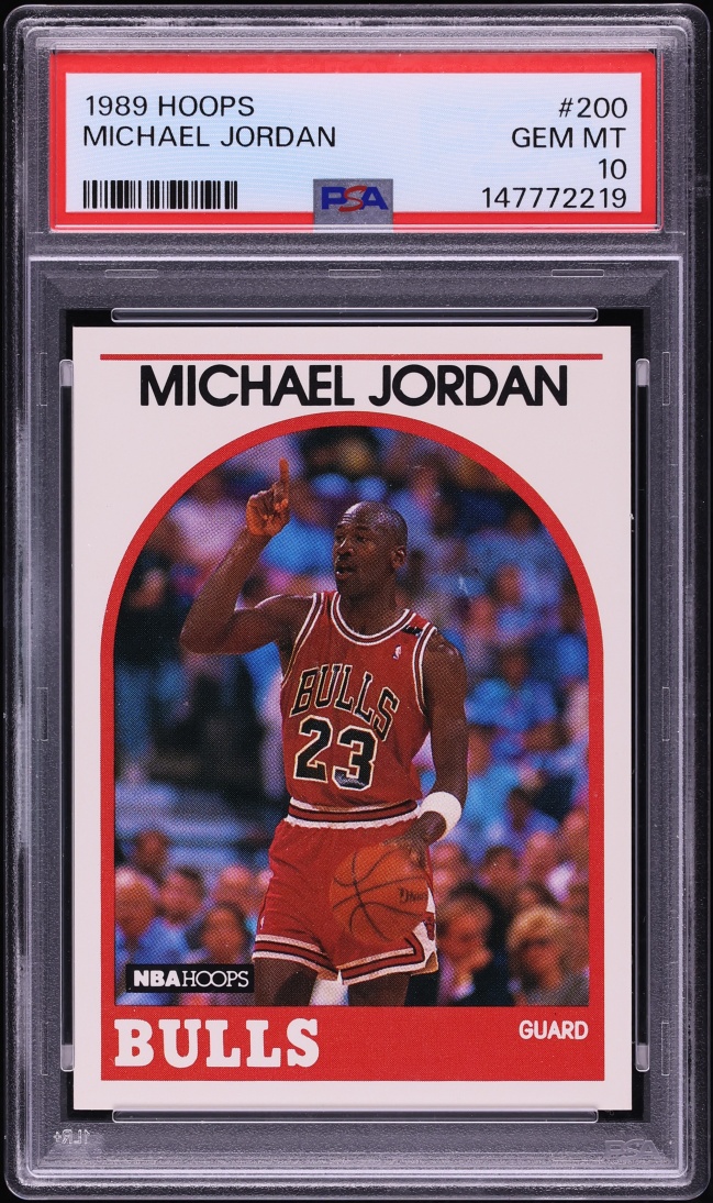 1989 Hoops Michael Jordan #200 PSA 10 GEM MINT