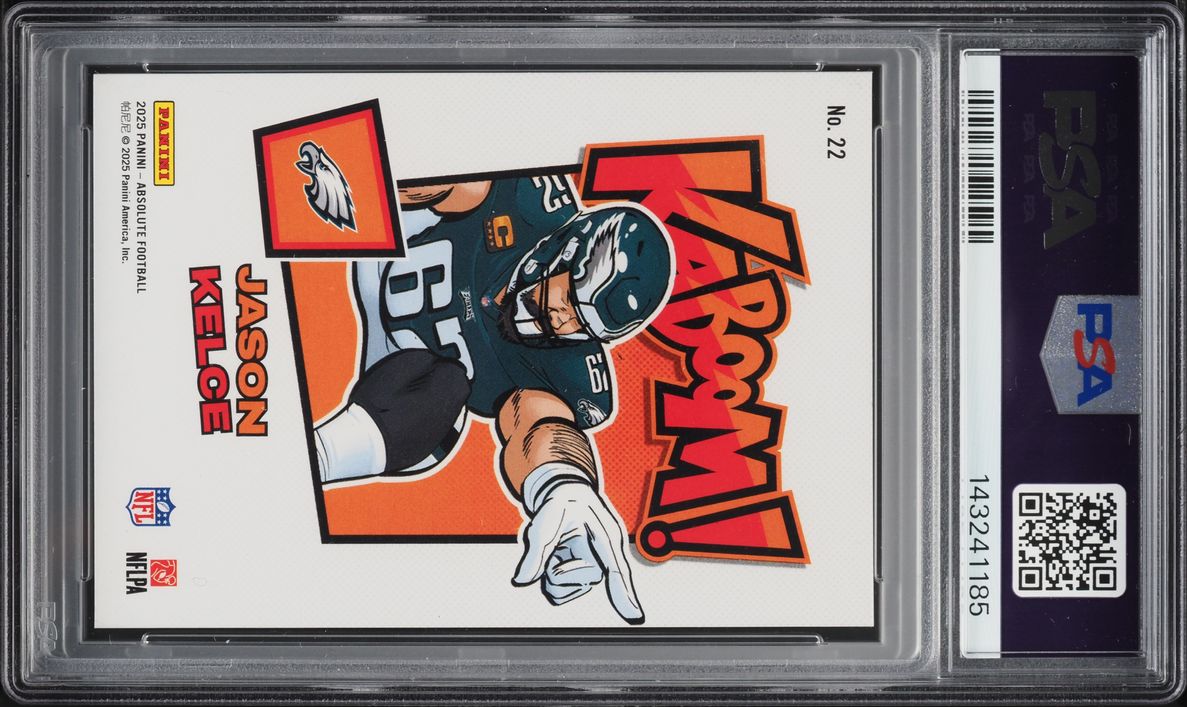 2025 Absolute Kaboom! Horizontal Jason Kelce #22 PSA 10 GEM MINT