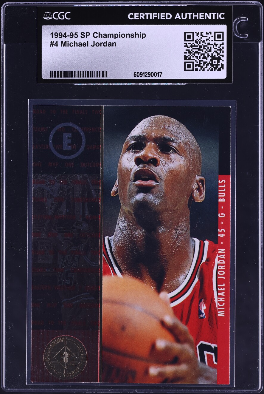 1994 SP Championship Michael Jordan #4 CGC AUTH