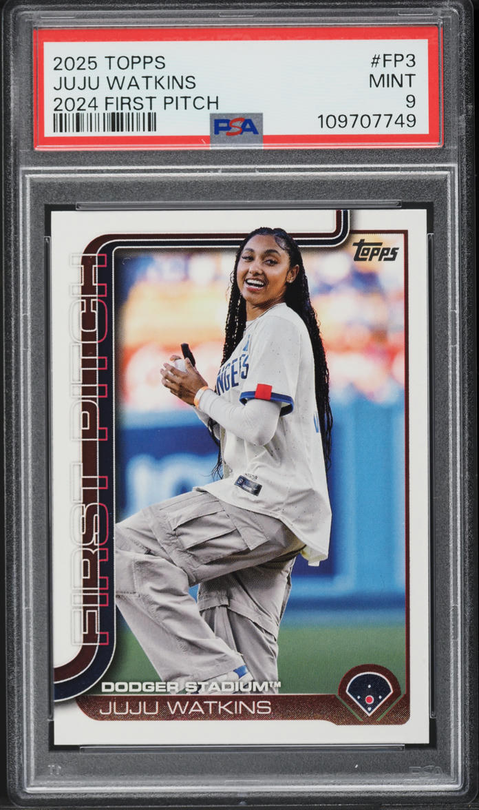 2025 Topps '24 First Pitch Juju Watkins #FP3 PSA 9 MINT