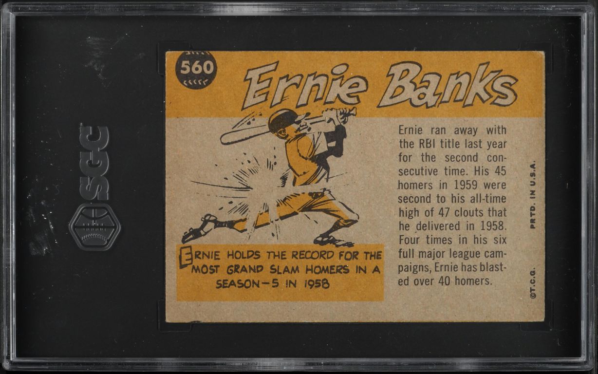1960 Topps Ernie Banks ALL-STAR #560 SGC 4.5 VGEX+