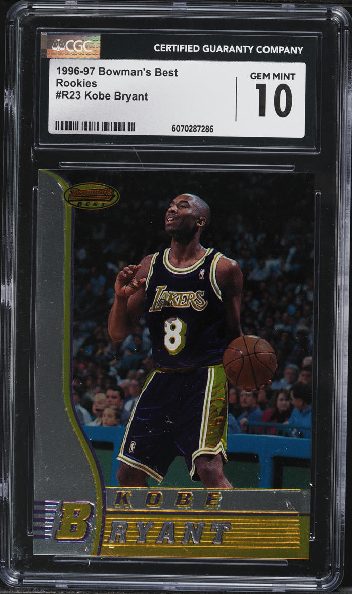 1996 Bowman's Best Kobe Bryant ROOKIE #R23 CGC 10 GEM MINT