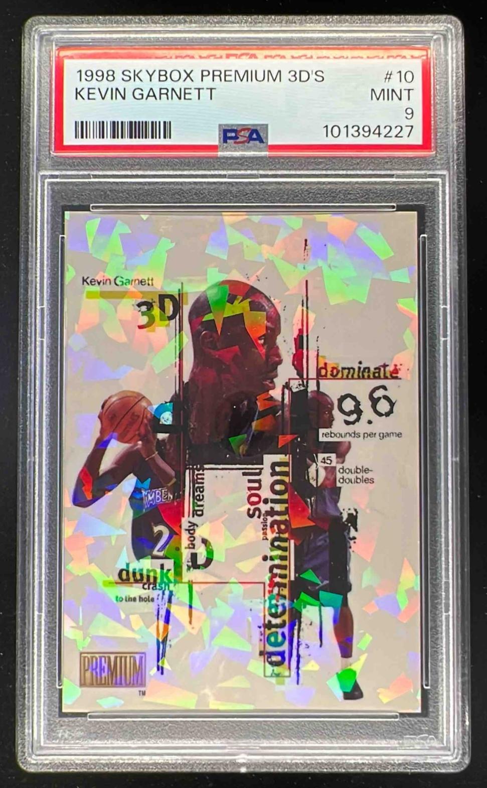 2009 SP Game Used Signature Fabrics Kevin Garnett PATCH AUTO #SF