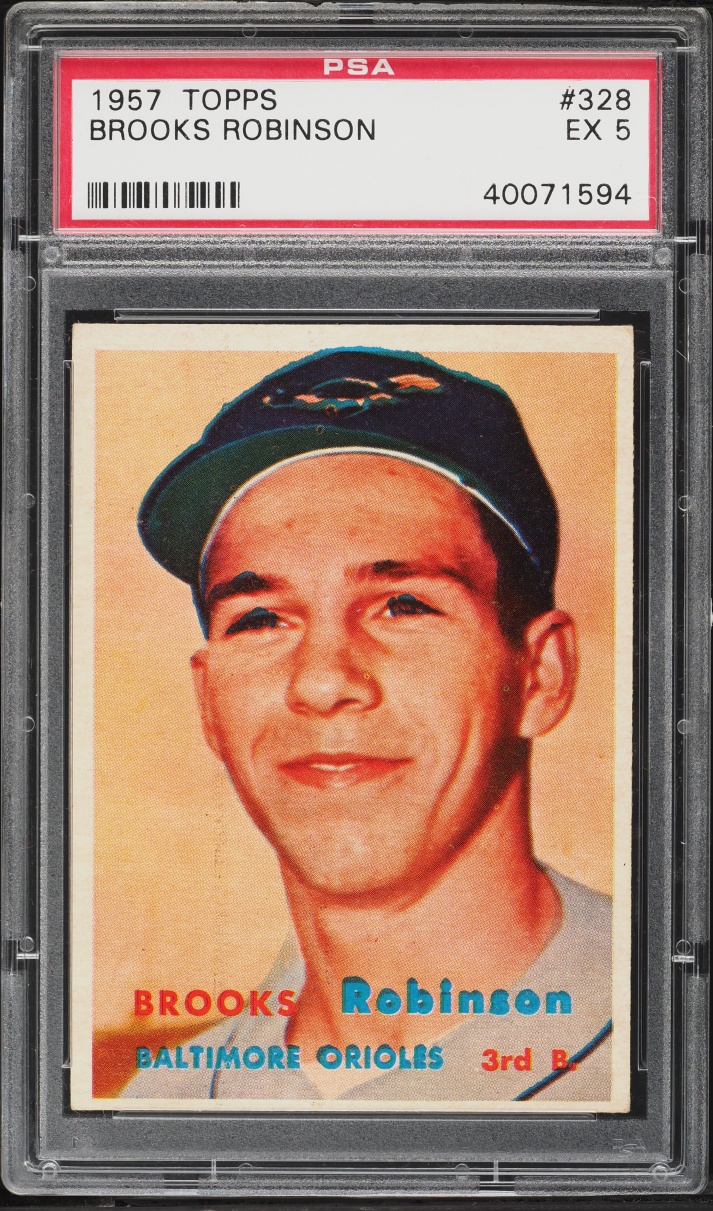 1957 Topps Brooks Robinson #328 PSA 5 EX