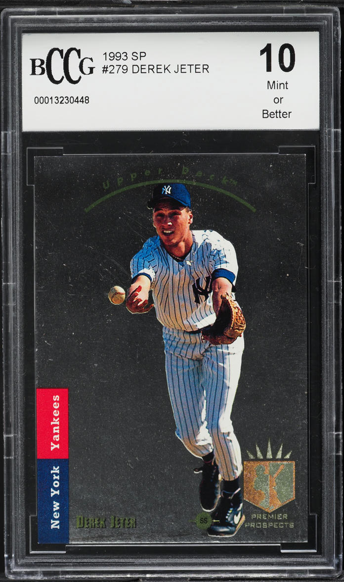 1993 SP Foil Derek Jeter ROOKIE #279 BCCG 10