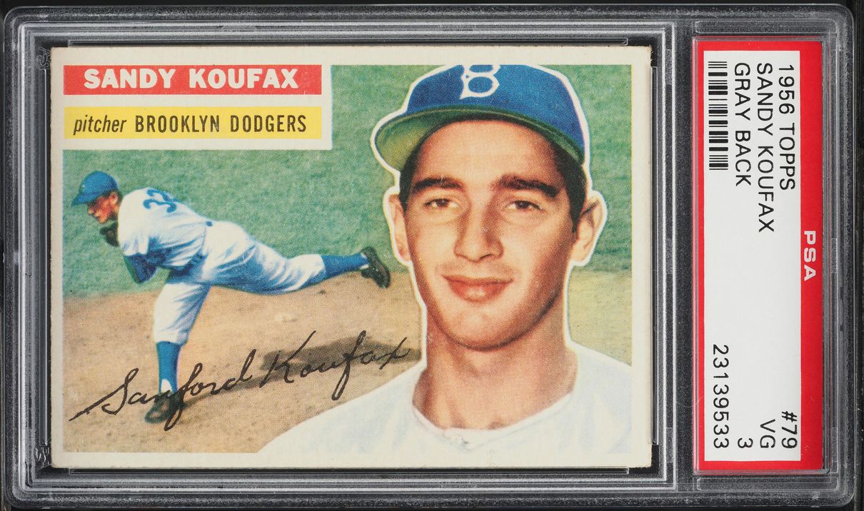 1956 Topps Sandy Koufax #79 PSA 3 VG