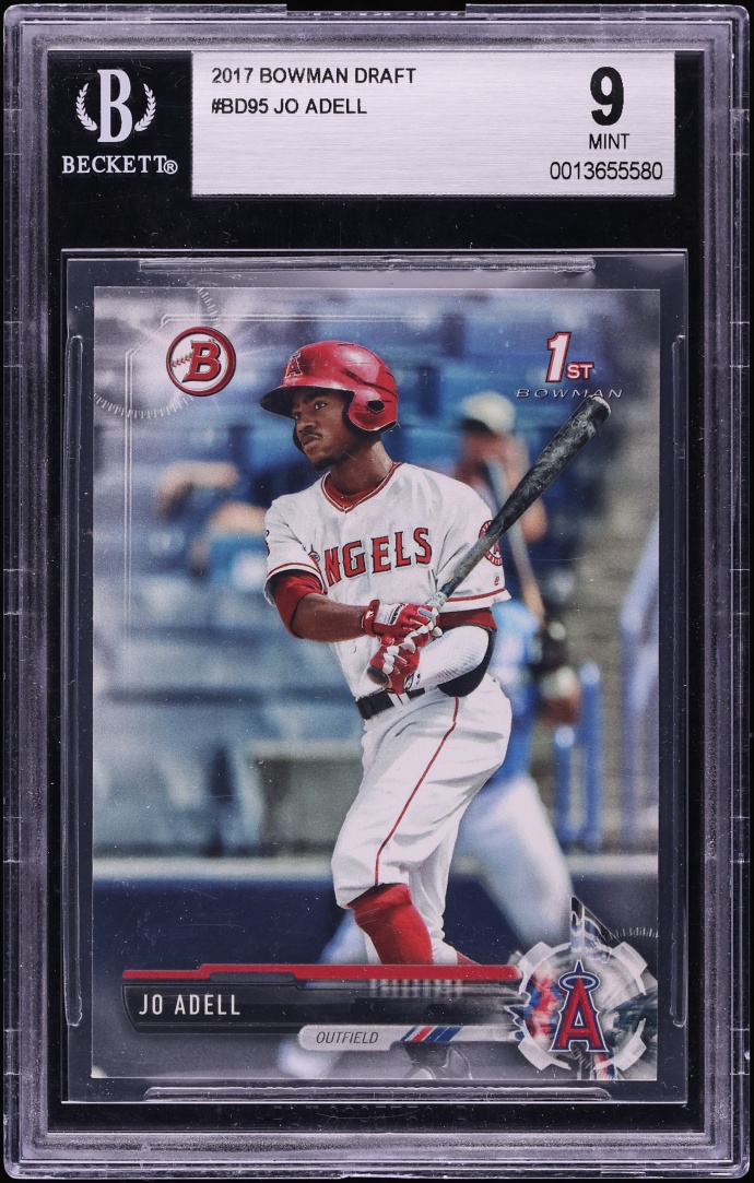 2017 Bowman Draft Jo Adell PROSPECT #BD-95 BGS 9 MINT