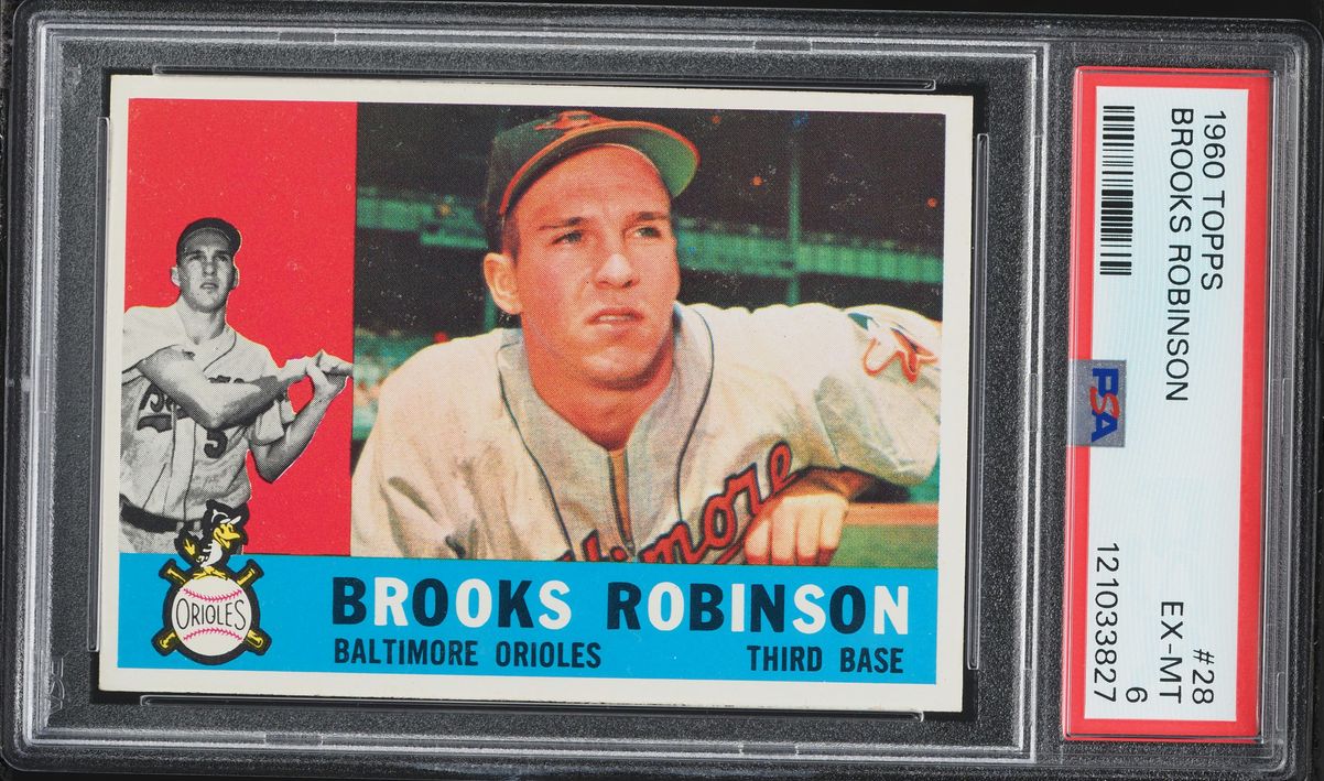 1960 Topps Brooks Robinson #28 PSA 6 EXMT