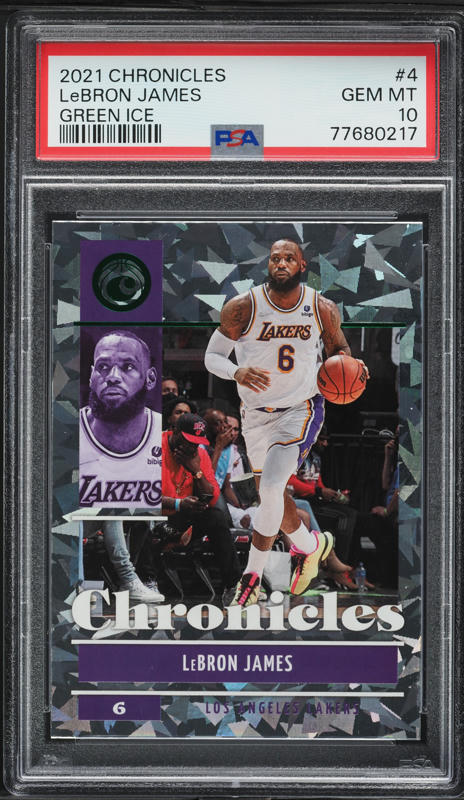 2019 Panini Prizm Sensational Swatches Green Ice LeBron