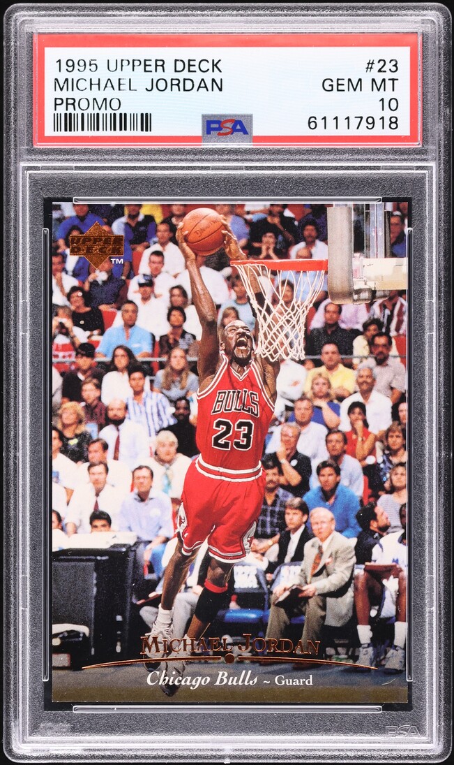 1995 Upper Deck Promo Michael Jordan #23 PSA 10 GEM MINT