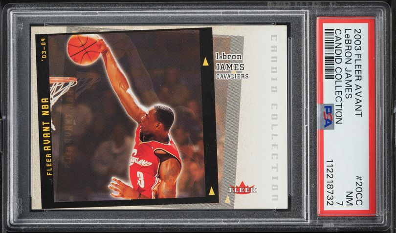 2003 Fleer E-X LeBron James ROOKIE #102 BGS 9.5 GEM MINT on
