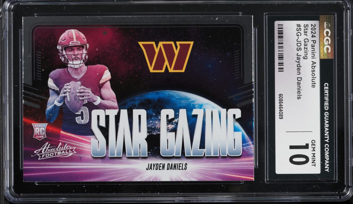 2024 Absolute Star Gazing Jayden Daniels ROOKIE #SG-JDS CGC 10 GEM MINT