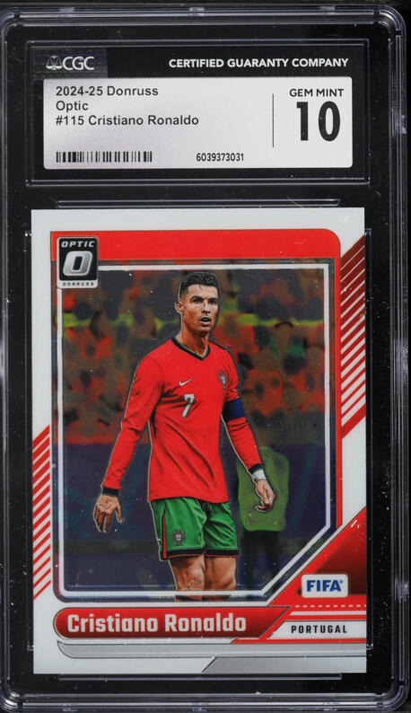 2024 Topps Chrome UEFA Sapphire Selections Black Cristiano Ronaldo