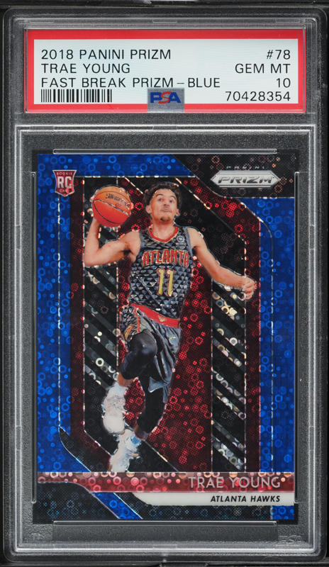 2018 Panini Contenders Optic Red Trae Young ROOKIE AUTO /149 #124