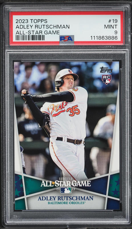 2023 Topps Chrome Pink Refractors #1 Adley Rutschman on Fanatics