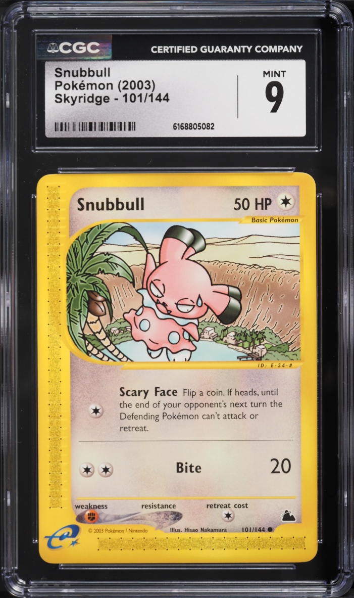 2003 Pokemon Skyridge Snubbull #101 CGC 9 MINT