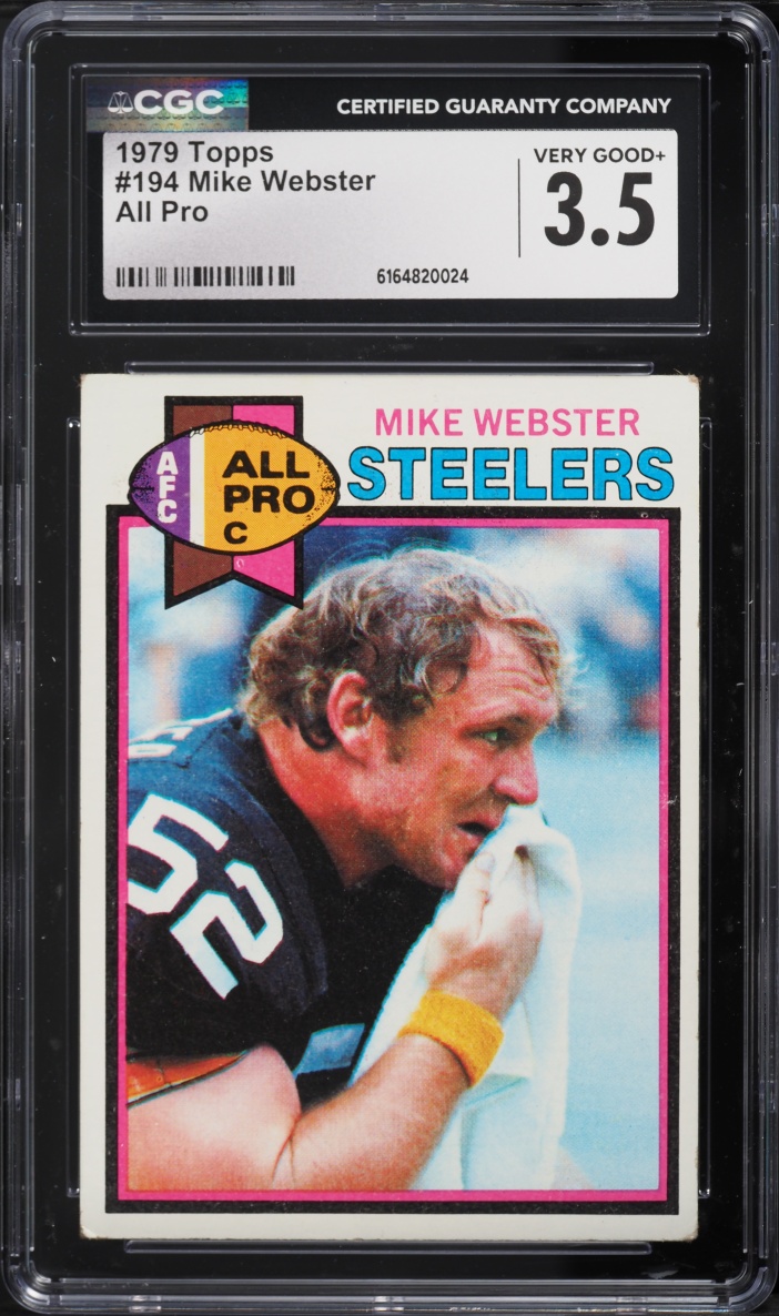 1979 Topps All Pro Mike Webster #194 CGC 3.5 VG+