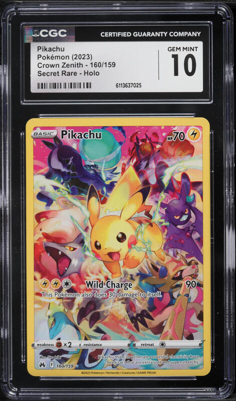 2023 Pokemon Japanese Scarlet & Violet 151 AR Pikachu #173 PSA 10
