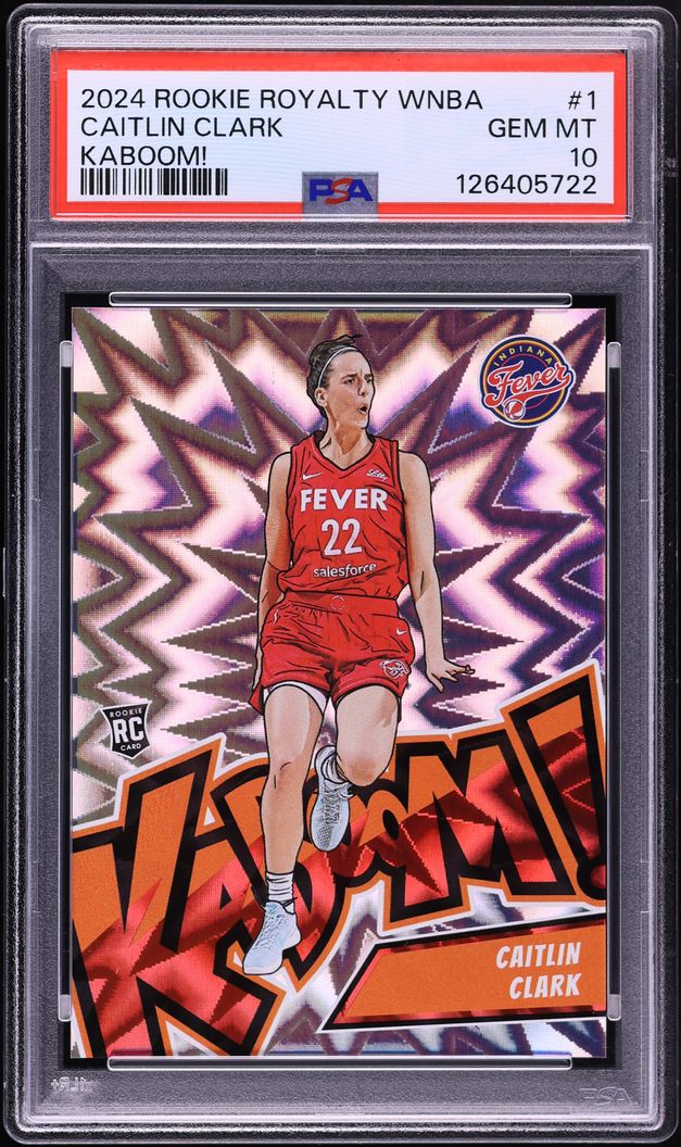2024 Panini Royalty WNBA Kaboom! Caitlin Clark ROOKIE #1 PSA 10 GEM MINT