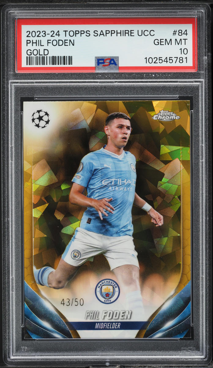 2023-topps-chrome-sapphire-uefa-gold-phil-foden-50-84-psa-10-gem-mint
