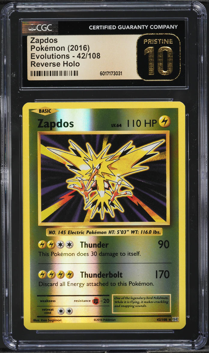 thumbnail image 2 of Pokemon Tcg Prismatic Evolution Zapdos #42 Precios 2 of 12