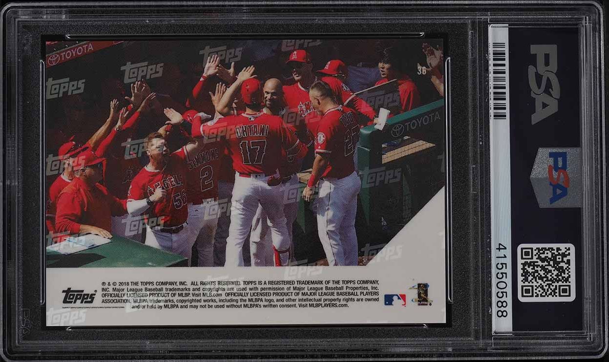2018 Topps Now Shohei Ohtani ROOKIE RC #36 PSA 10 GEM MINT on