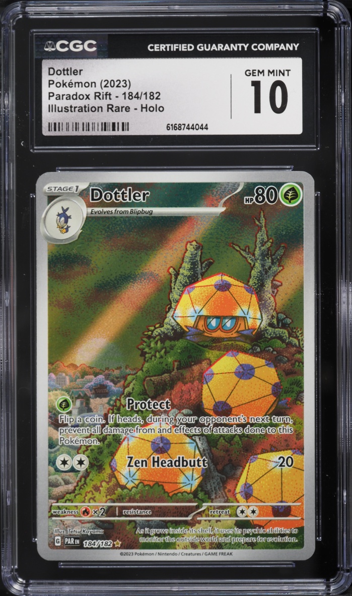 2023 Pokemon Scarlet & Violet Paradox Rift IR Dottler #184 CGC 10 GEM MINT