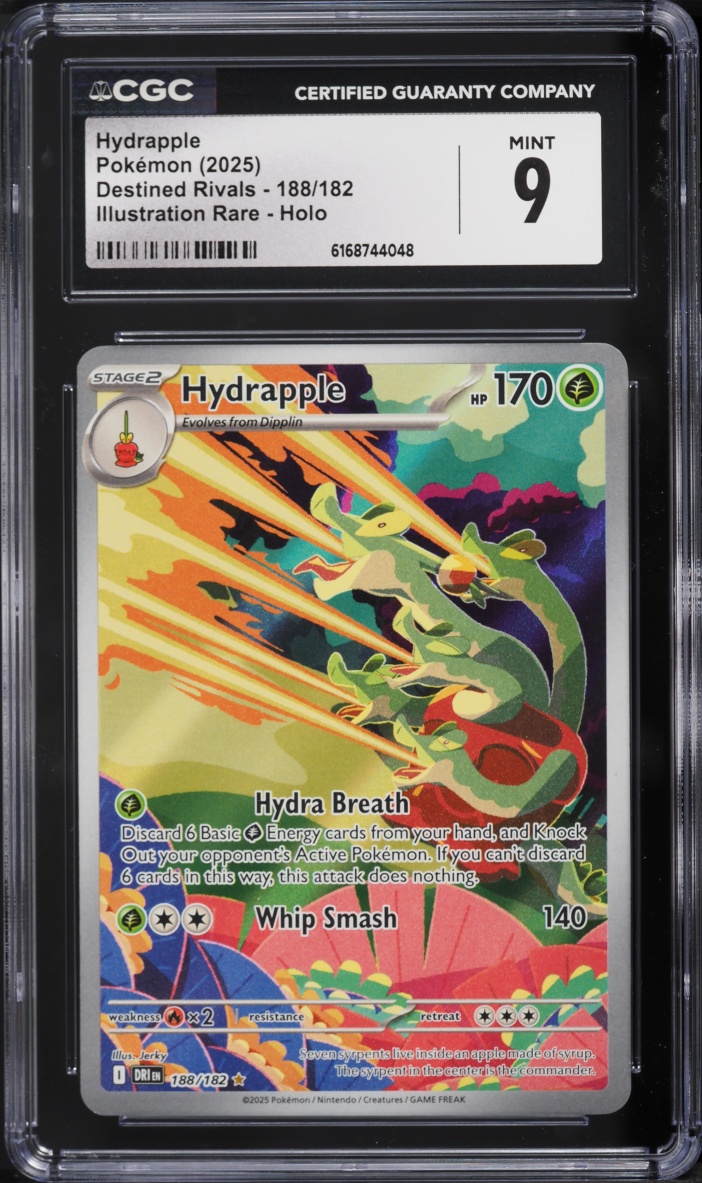 2025 Pokemon Scarlet & Violet Destined Rivals IR Hydrapple #188 CGC 9 MINT