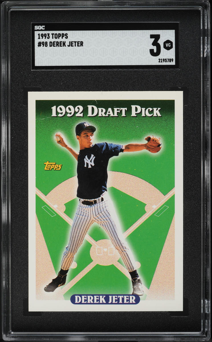 1993 Topps Derek Jeter ROOKIE #98 SGC 3 VG