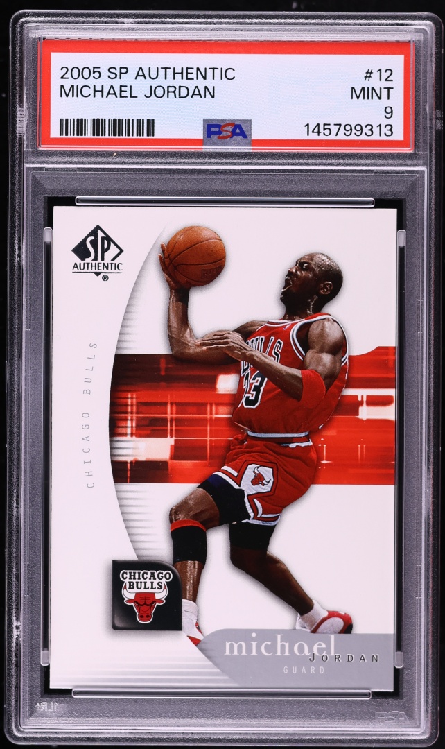 2005 SP Authentic Michael Jordan #12 PSA 9 MINT
