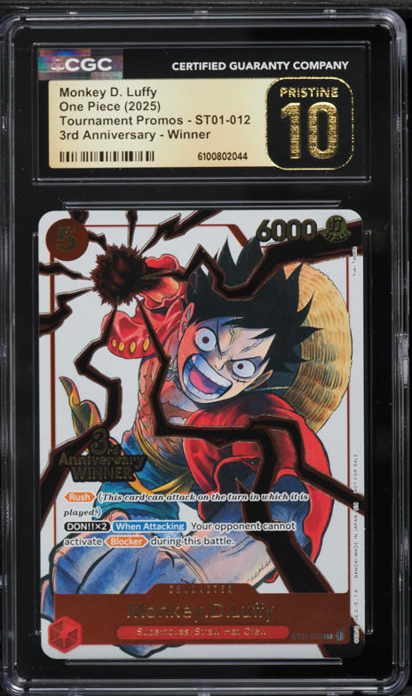 2025 One Piece Promos BVB Match Day '25 Monkey D. Luffy L #ST13