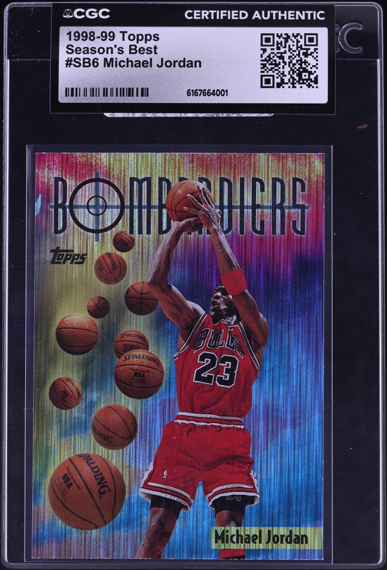 1998 Topps Season's Best Michael Jordan #SB6 CGC AUTH