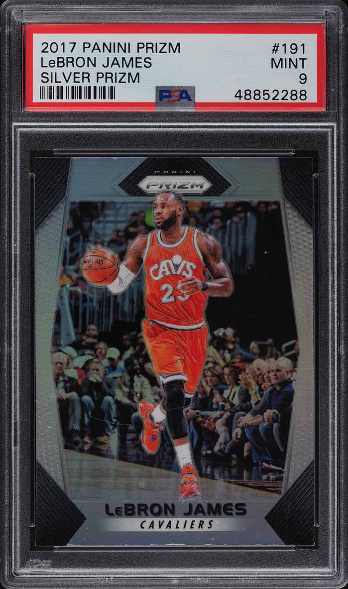 2017 Panini Prizm Silver LeBron James #191 PSA 9 MINT