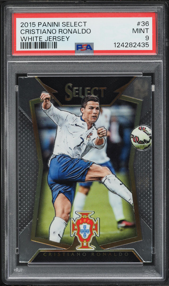 2015 Select Soccer Cristiano Ronaldo #36 PSA 9 MINT