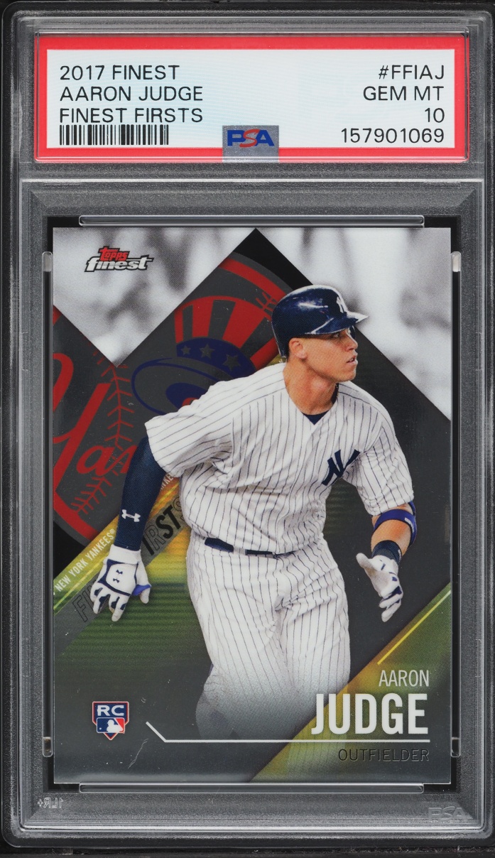 2017 Finest Firsts Aaron Judge ROOKIE #FFI-AJ PSA 10 GEM MINT