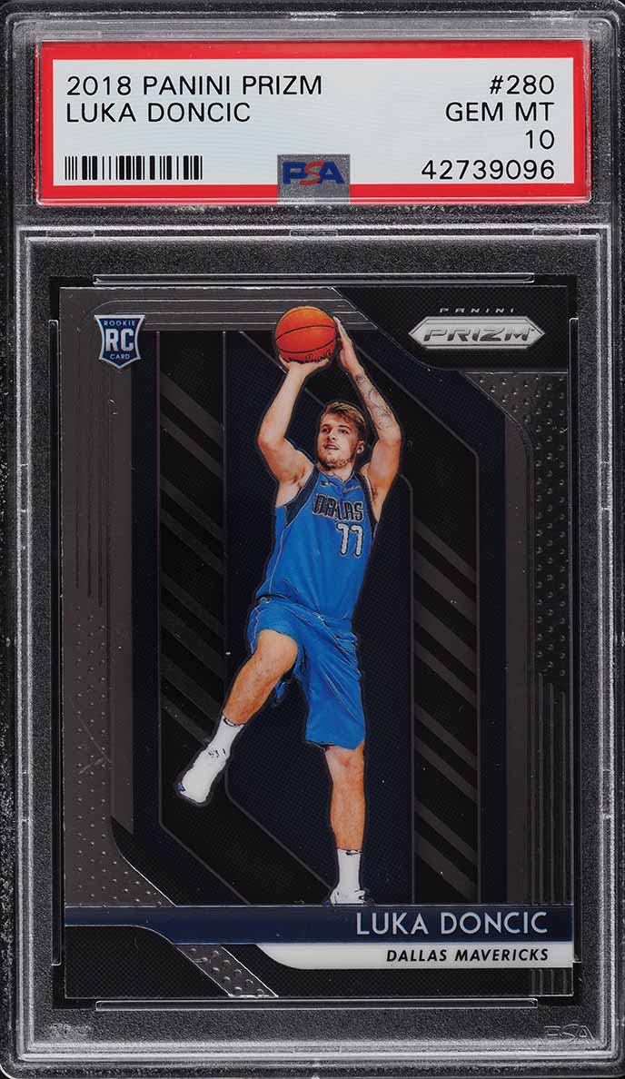 2018 Panini Prizm Luka Doncic ROOKIE #280 PSA 10 GEM MINT