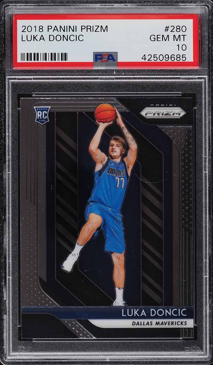 2018 Panini Prizm Luka Doncic ROOKIE #280 PSA 10 GEM MINT