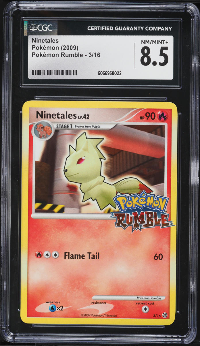 2009 Pokemon Platinum Rumble Ninetales #3 CGC 8.5 NM-MT+