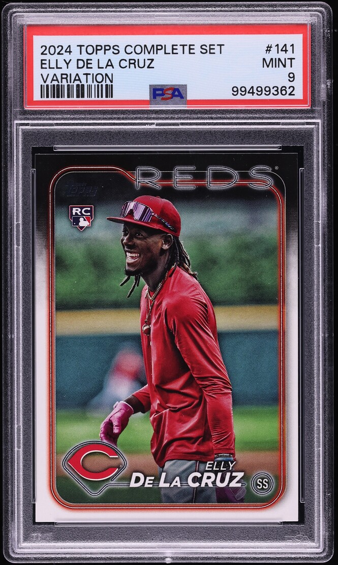 2024 Topps Complete Set Variation Elly De La Cruz ROOKIE #141 PSA 9 MINT