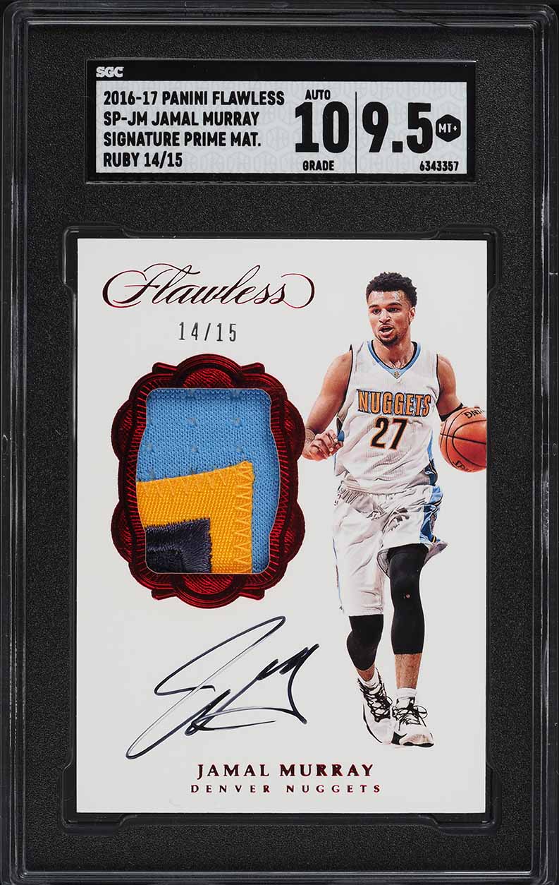2016 Panini Flawless Brandon Ingram ROOKIE PATCH AUTO /25