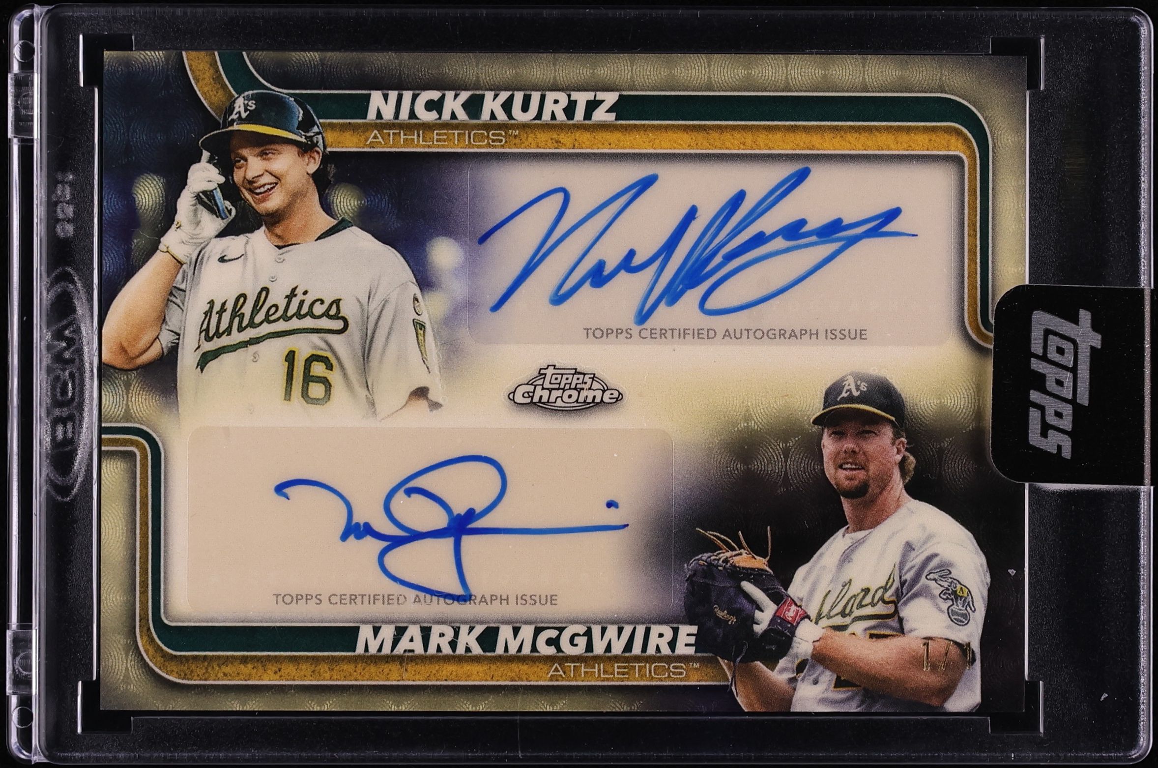2025 Topps Chrome Update Dual Superfractor Mark McGwire & Nick 
