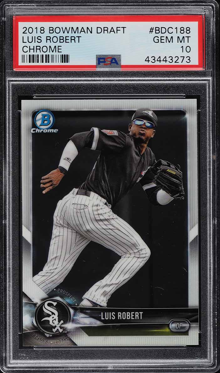 その他 2018 Bowman DRAFT 2018 Bowman Draft Luis Robert PROSPECT #BD-188 CSG 9 MINT on