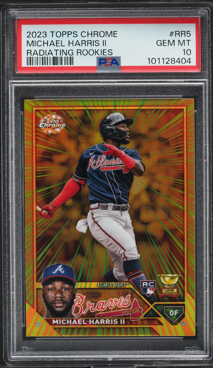2023 Topps Chrome Radiating Michael Harris II ROOKIE #RR-5 PSA 10 GEM MINT