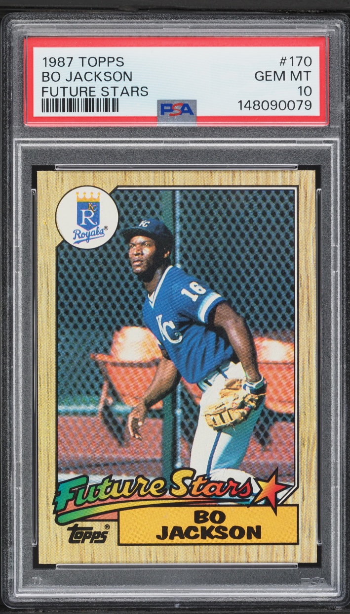 1987 Topps Future Stars Bo Jackson ROOKIE #170 PSA 10 GEM MINT