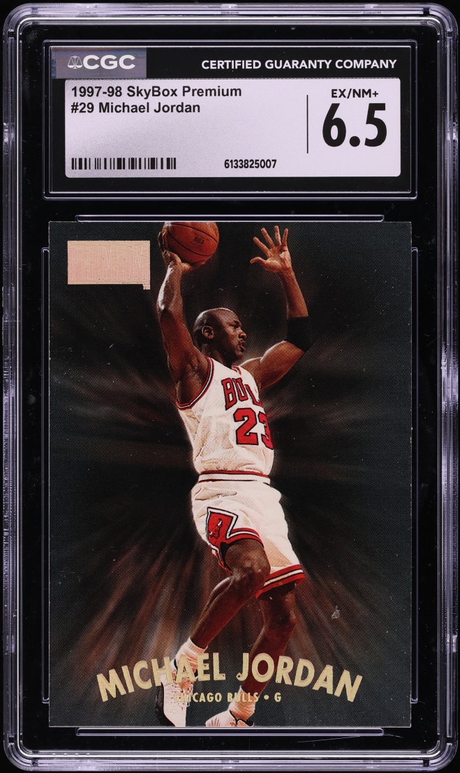 1997 Skybox Premium Michael Jordan #29 CGC 6.5 EXMT+