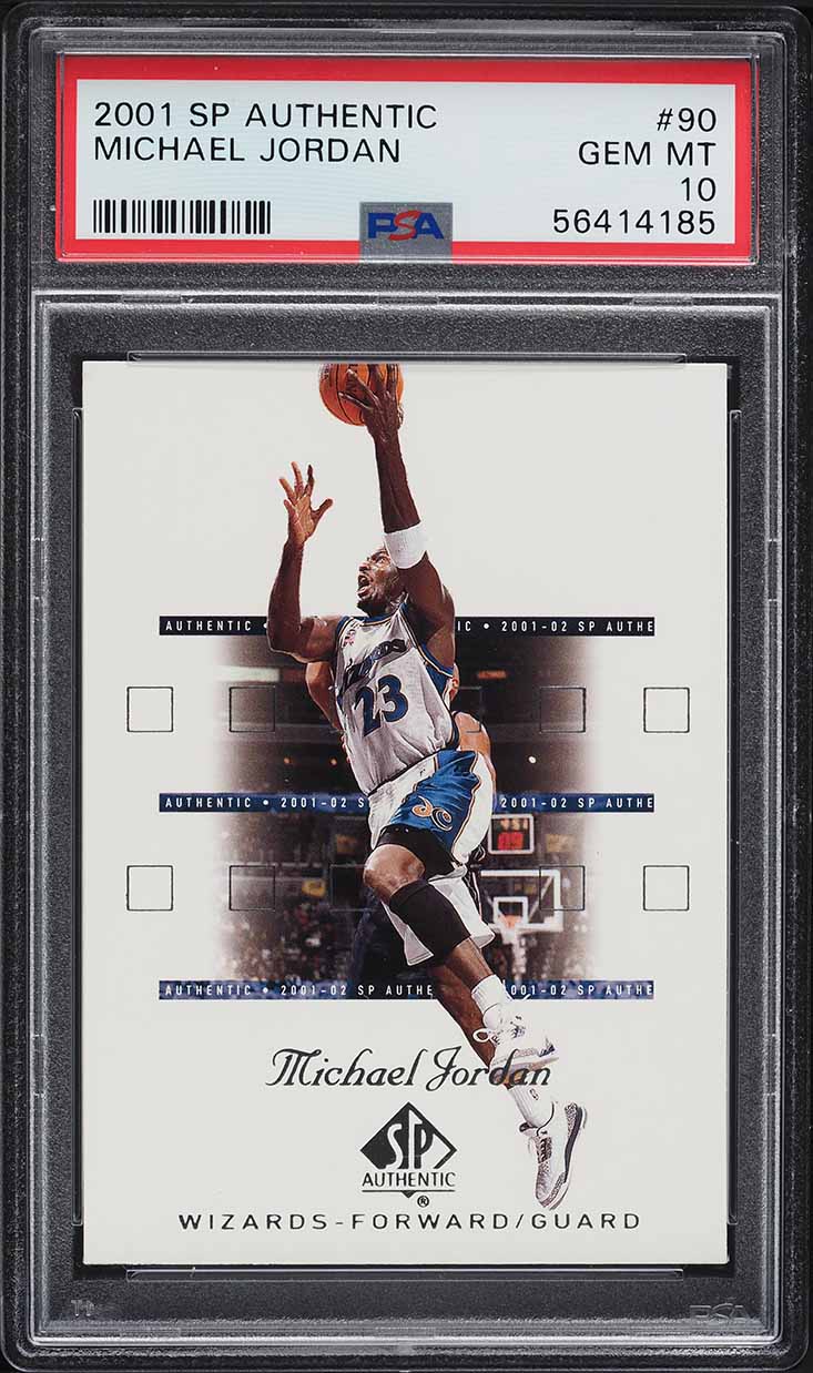 2001 SP Authentic Star Signatures Michael Jordan AUTO DNA 10 /75