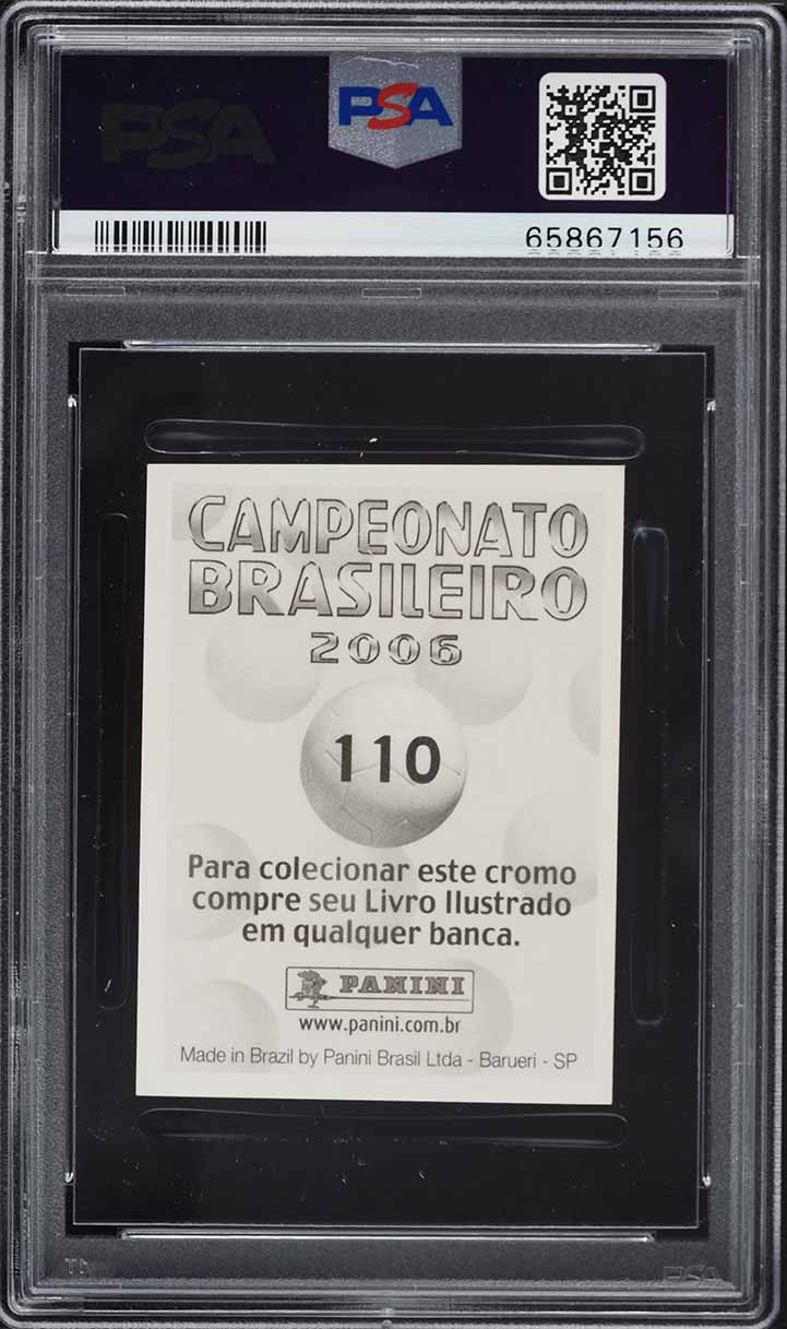 2006 Panini Campeonato Brasileiro Marcelo Da Silva Jr. ROOKIE #110 PSA 9 MINT