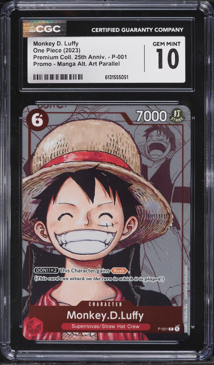 2023 One Piece Promo Premium Collection 25th Anniversary Manga Art ...