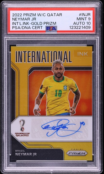 2014 Panini Prizm World Cup Neymar Jr AUTO #112 PSA/DNA 10 GEM